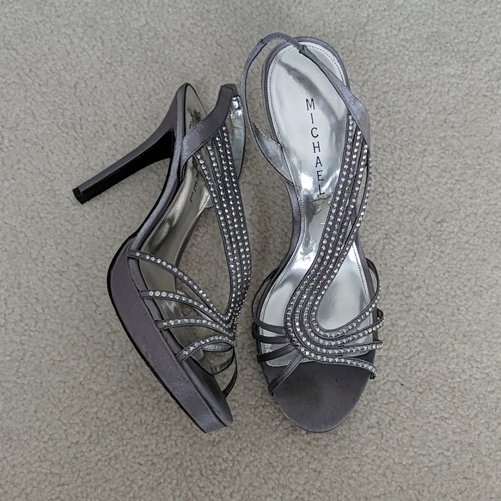 Silver 3" Heels